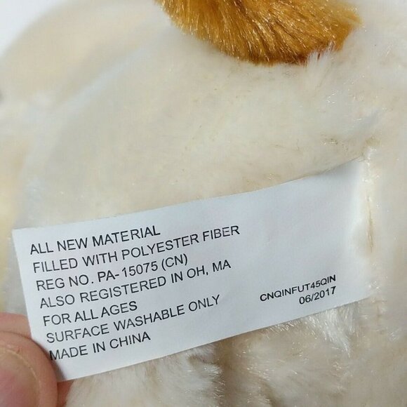 Hug and Luv Christmas Puppy Dog Plush Red Snowflake 10 Inch - Picture 7 of 7